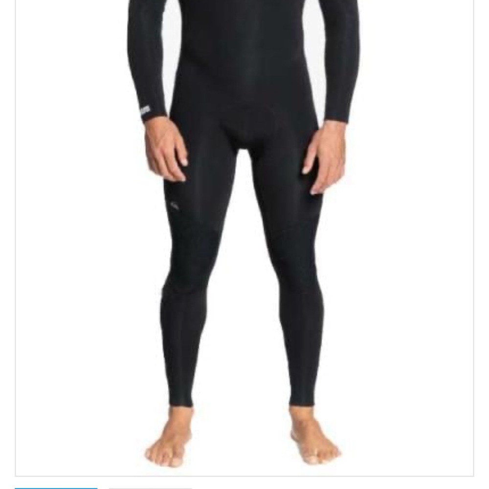 Quiksilver Men's Black Full-Length Rash Guard